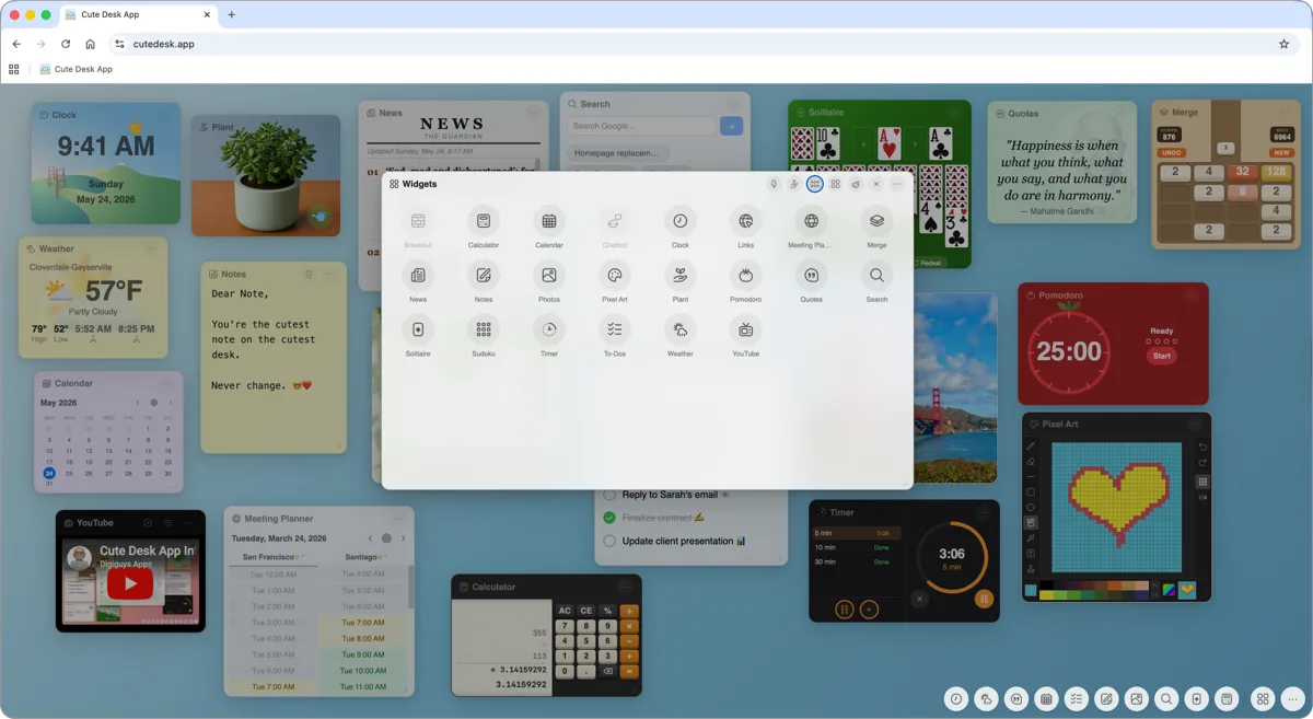 Widget Launcher — icon view