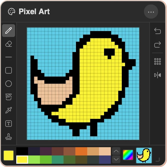Pixel Art Widget