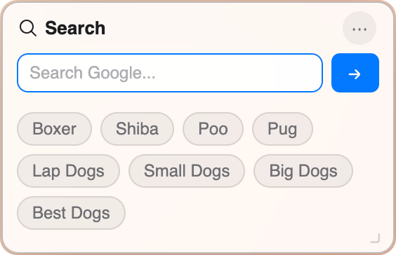 Search Widget