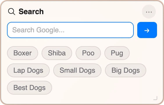 Search Widget