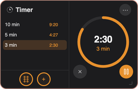Timer Widget