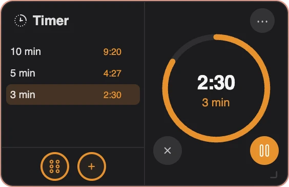 Timer Widget