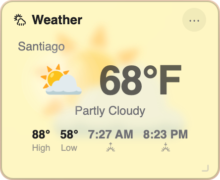 Weather Widget