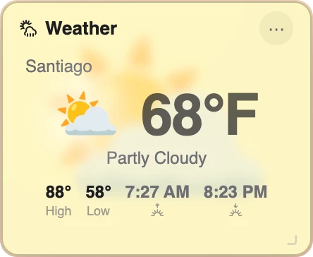 Weather Widget